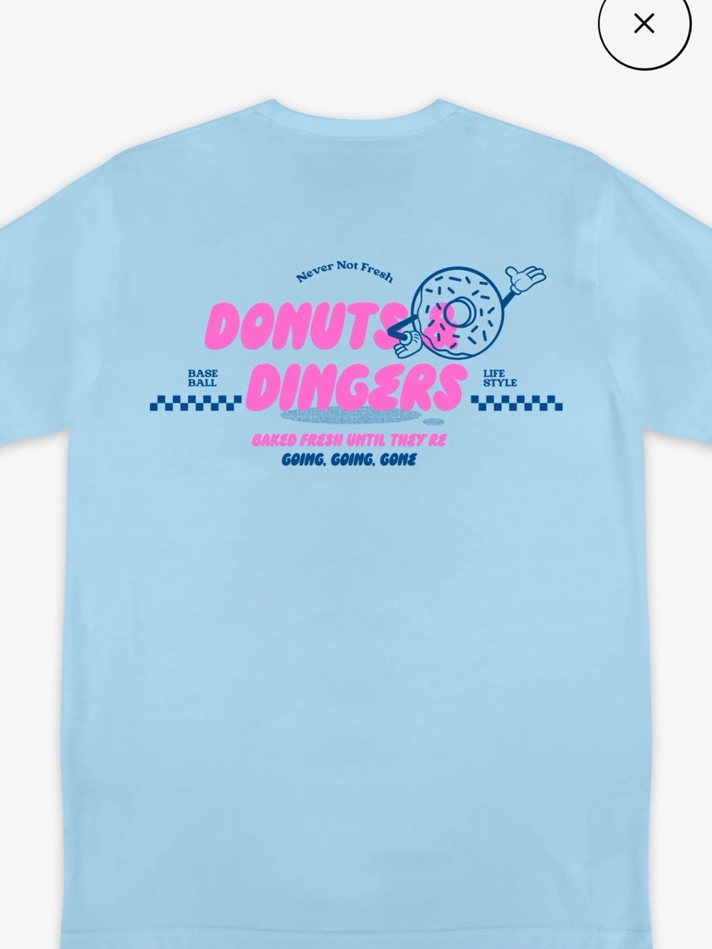 Baseball101 Donuts Dingers Graphic Tee- ADULT